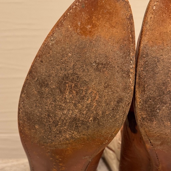 University of Texas Embroidered Leather Lucchese Boots - Picture 7 of 16